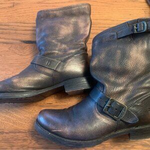 Fyre Veronica Slouch Bronze Leather Boots